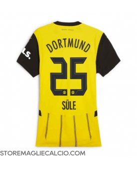 Borussia Dortmund Niklas Sule #25 Maglia Gara Casa Repliche 2024-25 Donna Maniche Corte